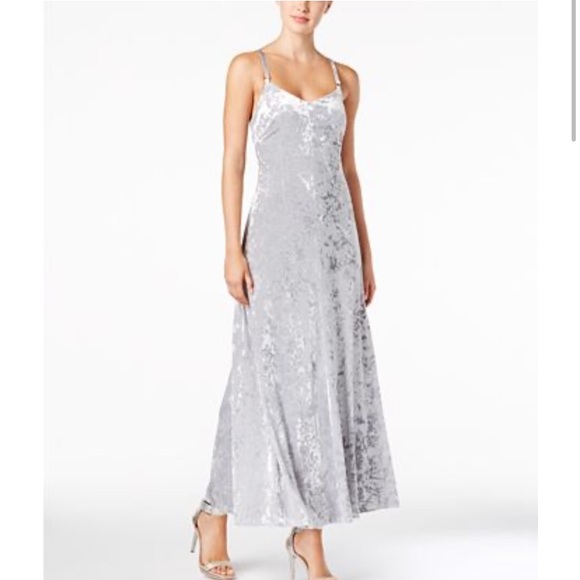 Calvin Klein Dresses & Skirts - Calvin Klein Crushed Velvet Maxi Dress